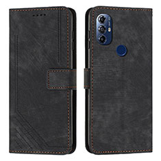 Coque Portefeuille Livre Cuir Etui Clapet Y08X pour Motorola Moto G Play (2023) Noir