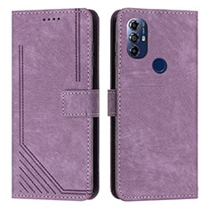 Coque Portefeuille Livre Cuir Etui Clapet Y08X pour Motorola Moto G Power (2022) Violet