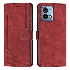 Coque Portefeuille Livre Cuir Etui Clapet Y08X pour Motorola Moto G Stylus (2023) 4G Rouge