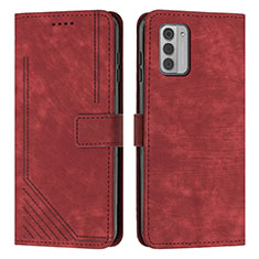 Coque Portefeuille Livre Cuir Etui Clapet Y08X pour Nokia G310 5G Rouge