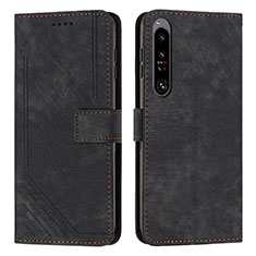 Coque Portefeuille Livre Cuir Etui Clapet Y08X pour Sony Xperia 1 IV Noir