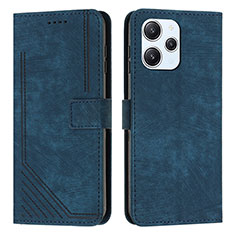 Coque Portefeuille Livre Cuir Etui Clapet Y08X pour Xiaomi Redmi 12 4G Bleu