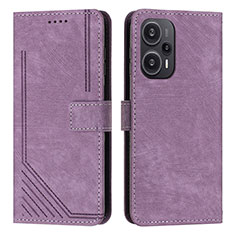 Coque Portefeuille Livre Cuir Etui Clapet Y08X pour Xiaomi Redmi Note 12 Turbo 5G Violet