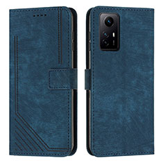 Coque Portefeuille Livre Cuir Etui Clapet Y08X pour Xiaomi Redmi Note 12S Bleu