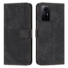 Coque Portefeuille Livre Cuir Etui Clapet Y08X pour Xiaomi Redmi Note 12S Noir