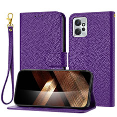 Coque Portefeuille Livre Cuir Etui Clapet Y09X pour Motorola Moto G Power 5G (2023) Violet