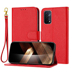 Coque Portefeuille Livre Cuir Etui Clapet Y09X pour Oppo A93 5G Rouge