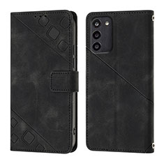 Coque Portefeuille Livre Cuir Etui Clapet YB1 pour Nokia G100 Noir