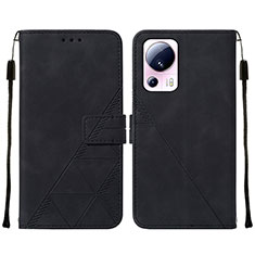 Coque Portefeuille Livre Cuir Etui Clapet YB2 pour Xiaomi Civi 2 5G Noir