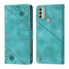 Coque Portefeuille Livre Cuir Etui Clapet YB3 pour Nokia C31 Vert