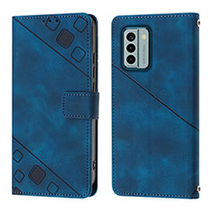 Coque Portefeuille Livre Cuir Etui Clapet YB3 pour Nokia G22 Bleu