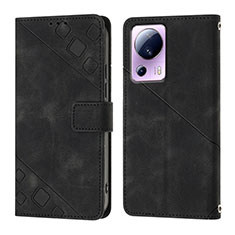 Coque Portefeuille Livre Cuir Etui Clapet YB3 pour Xiaomi Civi 2 5G Noir