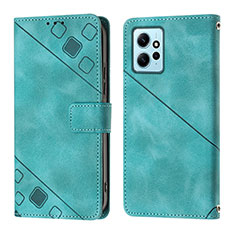 Coque Portefeuille Livre Cuir Etui Clapet YB3 pour Xiaomi Redmi Note 12 4G Vert