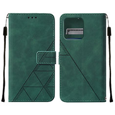 Coque Portefeuille Livre Cuir Etui Clapet YB4 pour Motorola Moto Edge 40 Pro 5G Vert