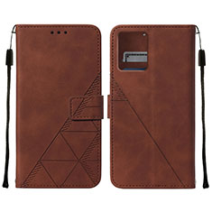 Coque Portefeuille Livre Cuir Etui Clapet YB4 pour Motorola Moto G 5G (2023) Marron