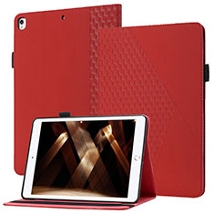 Coque Portefeuille Livre Cuir Etui Clapet YX1 pour Apple iPad 10.2 (2019) Rouge