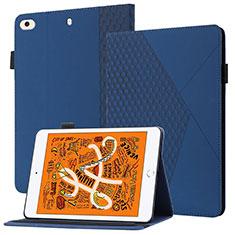 Coque Portefeuille Livre Cuir Etui Clapet YX1 pour Apple iPad Mini 5 (2019) Bleu