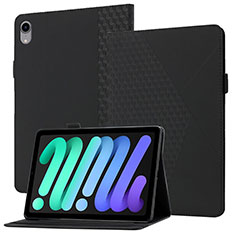 Coque Portefeuille Livre Cuir Etui Clapet YX1 pour Apple iPad Mini 6 Noir