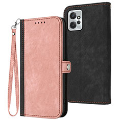 Coque Portefeuille Livre Cuir Etui Clapet YX1 pour Motorola Moto G Power 5G (2023) Or Rose