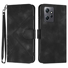 Coque Portefeuille Livre Cuir Etui Clapet YX1 pour Xiaomi Redmi Note 12 4G Noir