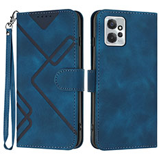 Coque Portefeuille Livre Cuir Etui Clapet YX2 pour Motorola Moto G Power 5G (2023) Bleu