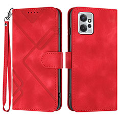 Coque Portefeuille Livre Cuir Etui Clapet YX2 pour Motorola Moto G Power 5G (2023) Rouge