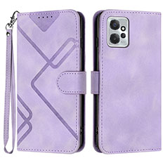 Coque Portefeuille Livre Cuir Etui Clapet YX2 pour Motorola Moto G Power 5G (2023) Violet