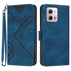 Coque Portefeuille Livre Cuir Etui Clapet YX2 pour Motorola Moto G Stylus (2023) 4G Bleu