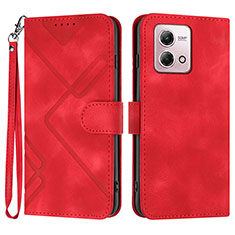 Coque Portefeuille Livre Cuir Etui Clapet YX2 pour Motorola Moto G Stylus (2023) 4G Rouge