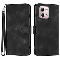 Coque Portefeuille Livre Cuir Etui Clapet YX2 pour Motorola Moto G Stylus (2023) 5G Noir