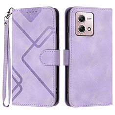 Coque Portefeuille Livre Cuir Etui Clapet YX2 pour Motorola Moto G Stylus (2023) 5G Violet