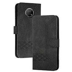 Coque Portefeuille Livre Cuir Etui Clapet YX2 pour Nokia G30 Noir