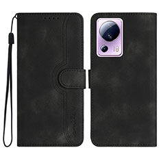 Coque Portefeuille Livre Cuir Etui Clapet YX2 pour Xiaomi Civi 2 5G Noir