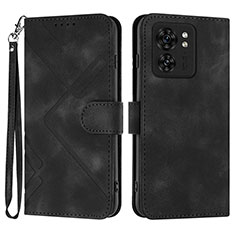 Coque Portefeuille Livre Cuir Etui Clapet YX3 pour Motorola Moto Edge (2023) 5G Noir