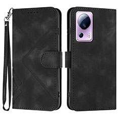 Coque Portefeuille Livre Cuir Etui Clapet YX3 pour Xiaomi Civi 2 5G Noir