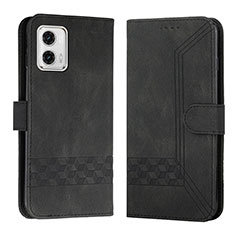 Coque Portefeuille Livre Cuir Etui Clapet YX4 pour Motorola Moto G53y 5G Noir