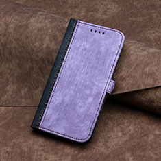 Coque Portefeuille Livre Cuir Etui Clapet YX5 pour Samsung Galaxy S23 Ultra 5G Violet