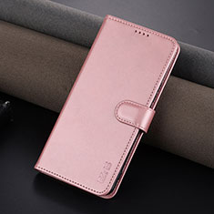 Coque Portefeuille Livre Cuir Etui Clapet YZ1 pour Huawei Honor 80 5G Or Rose