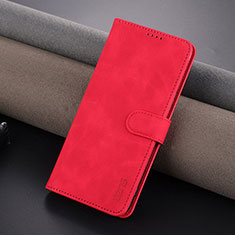 Coque Portefeuille Livre Cuir Etui Clapet YZ1 pour Huawei Honor 80 5G Rouge