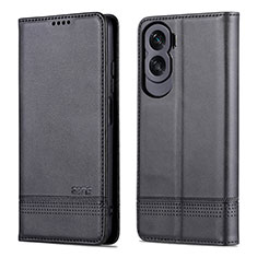 Coque Portefeuille Livre Cuir Etui Clapet YZ1 pour Huawei Honor 90 Lite 5G Noir