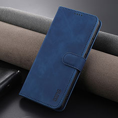 Coque Portefeuille Livre Cuir Etui Clapet YZ1 pour Huawei Mate 60 Bleu