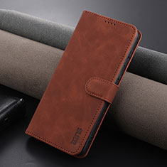 Coque Portefeuille Livre Cuir Etui Clapet YZ1 pour Huawei Mate 60 Marron