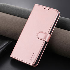 Coque Portefeuille Livre Cuir Etui Clapet YZ1 pour Huawei Mate 60 Or Rose