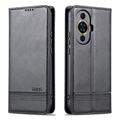 Coque Portefeuille Livre Cuir Etui Clapet YZ1 pour Huawei Nova 11 Noir