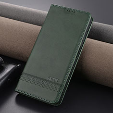 Coque Portefeuille Livre Cuir Etui Clapet YZ1 pour Xiaomi Redmi Note 13 5G Vert