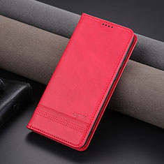 Coque Portefeuille Livre Cuir Etui Clapet YZ2 pour Huawei Honor 90 5G Rose Rouge