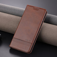 Coque Portefeuille Livre Cuir Etui Clapet YZ2 pour Oppo Reno10 5G Marron