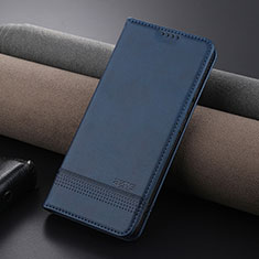 Coque Portefeuille Livre Cuir Etui Clapet YZ2 pour Xiaomi Redmi K60 Ultra 5G Bleu