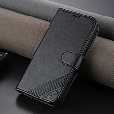 Coque Portefeuille Livre Cuir Etui Clapet YZ3 pour Apple iPhone 16 Pro Noir