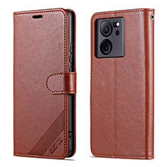 Coque Portefeuille Livre Cuir Etui Clapet YZ3 pour Xiaomi Redmi K60 Ultra 5G Marron